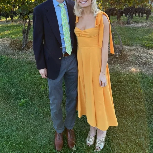 House of CB Alicia Yellow Midi Sundress - XS - Picture 11 of 16